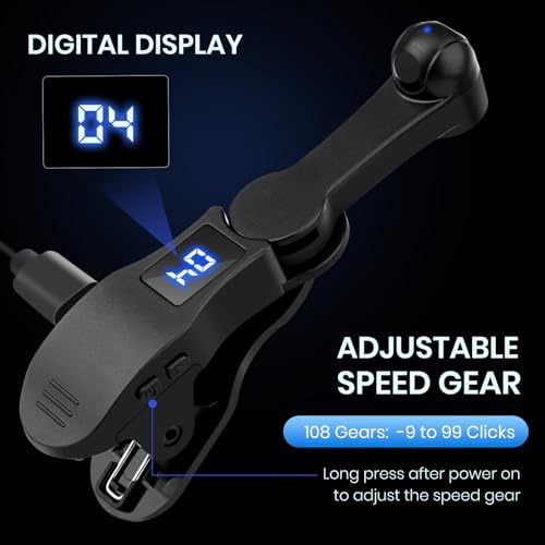 Shker Auto Clicker for Smart Phone, Phone Screen Device Speed Clicker for iPhone iPad Apps, Fast Click Simulation Finger Continuous Click for Game, Live Broadcasts Likes, Lightning Deal, Reward Task (Black) - Image 3