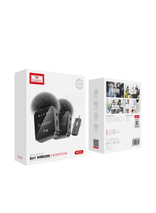 Earldom ET-MC13 Wireless Microphone 3-in-1 - Image 5