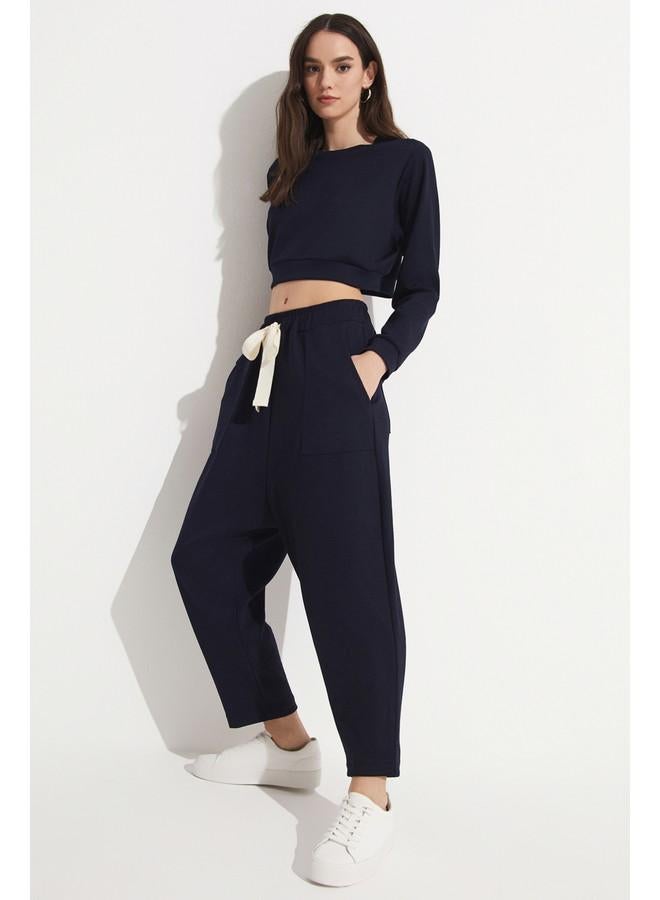 June Sweatpant - Sweatshirt Set Navy - Image 1