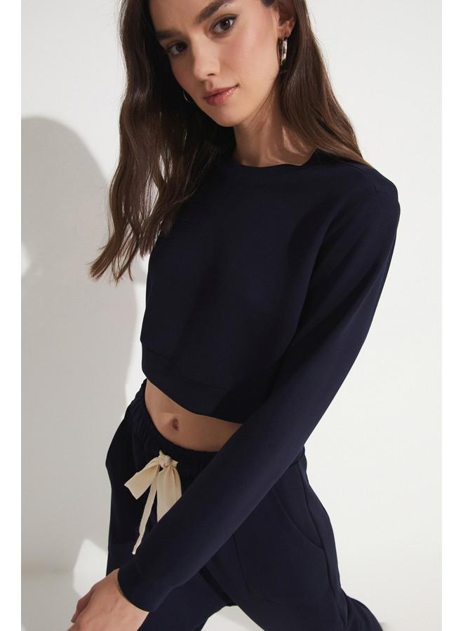 June Sweatpant - Sweatshirt Set Navy - Image 3