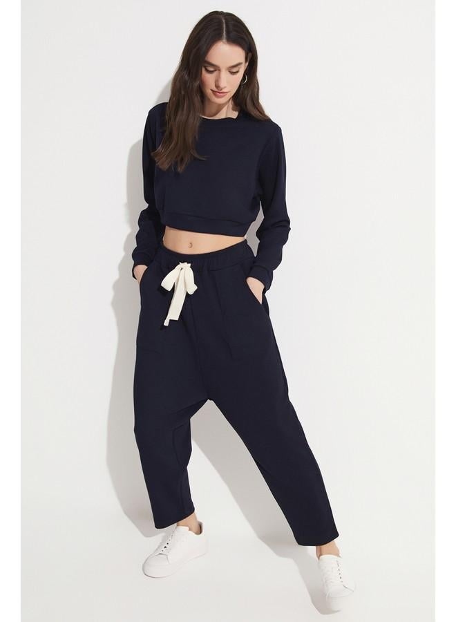 June Sweatpant - Sweatshirt Set Navy - Image 2