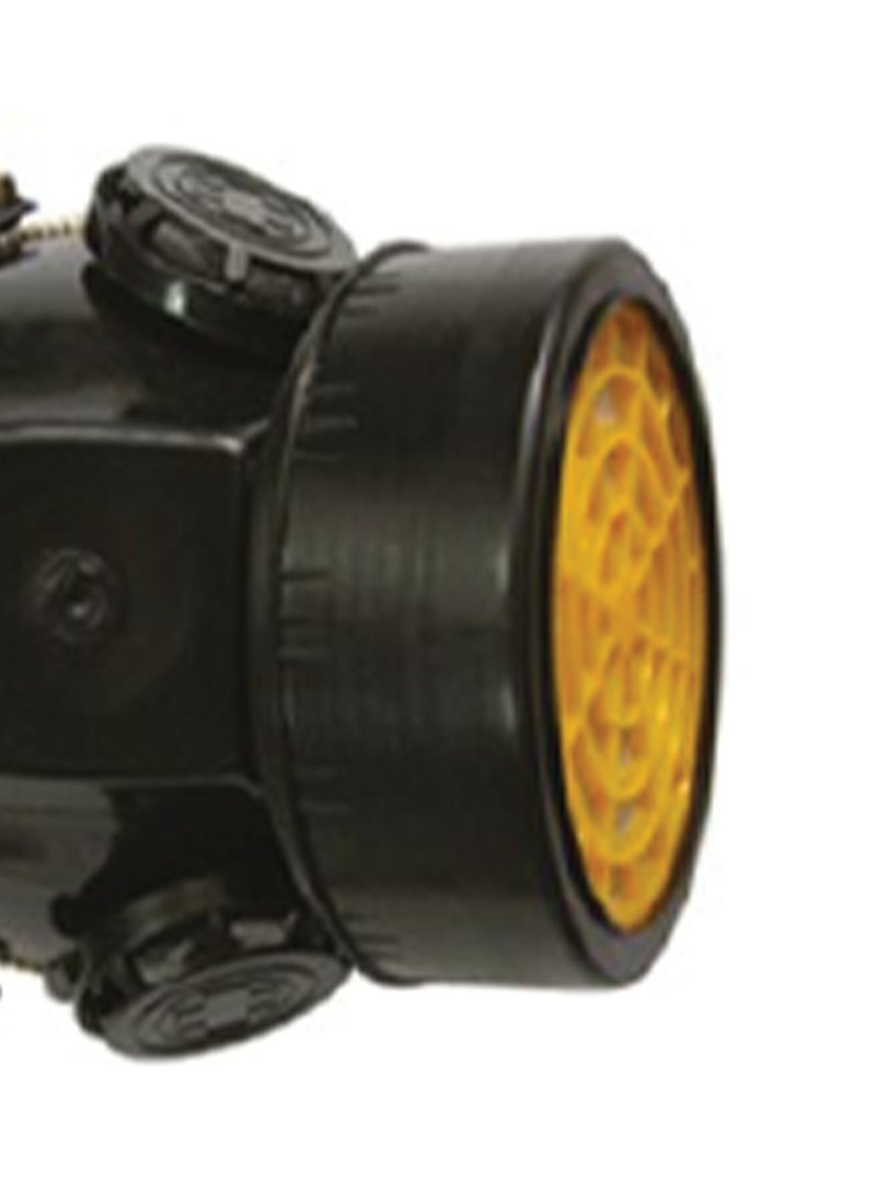 KSEIBI Chemical Respirator, Plastic, Single Filter, For Filtration and Adsorption of Toxic Gases, Used for Assembly and Mechanical, Chemical Clean-Up, Chemical Handling, Chemical Splash, Chipping, Cleaning, - Image 2