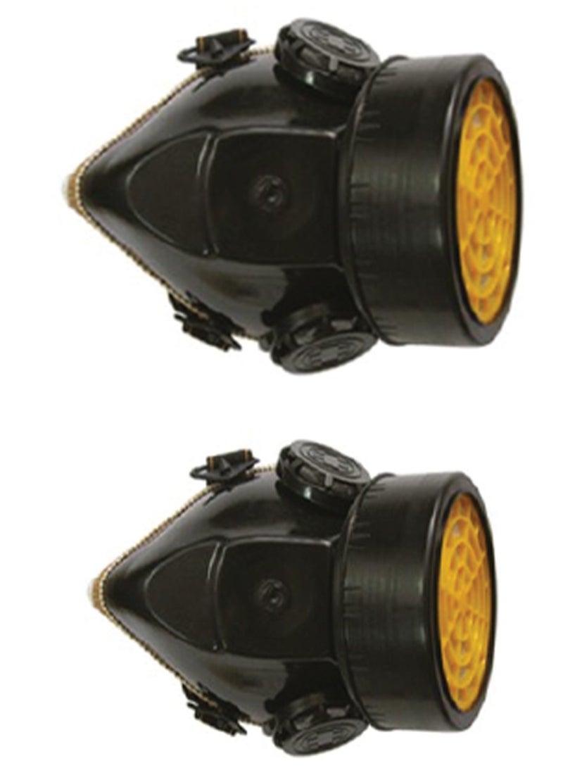 KSEIBI Chemical Respirator, Plastic, Single Filter, For Filtration and Adsorption of Toxic Gases, Used for Assembly and Mechanical, Chemical Clean-Up, Chemical Handling, Chemical Splash, Chipping, Cleaning, - Image 4