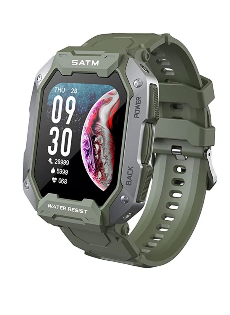 STAM - C20 Multifunctional Smart Watch for Men and Women with 5ATM Waterproof Step Counter and Fitness Features - Image 1
