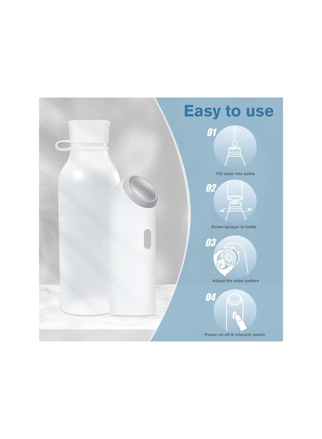 The Bros Electric Portable Bidet,USB Rechargeable Travel Bidet,Mini Handheld Bidet Sprayer,IPx7 Waterproof High Water Pressure Bidet for Traveling, Outdoor Camping,Personal Hygiene Cleaning - Image 4