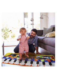 نيبمينينت Children's Music Mat with 8 Kinds of Special Effects and 10 Songs, Baby Piano Mat, 5 Function Buttons, Steel Early Education Toys, Suitable for 1 2 3 4 Year Old Girls Boys  - Image 5