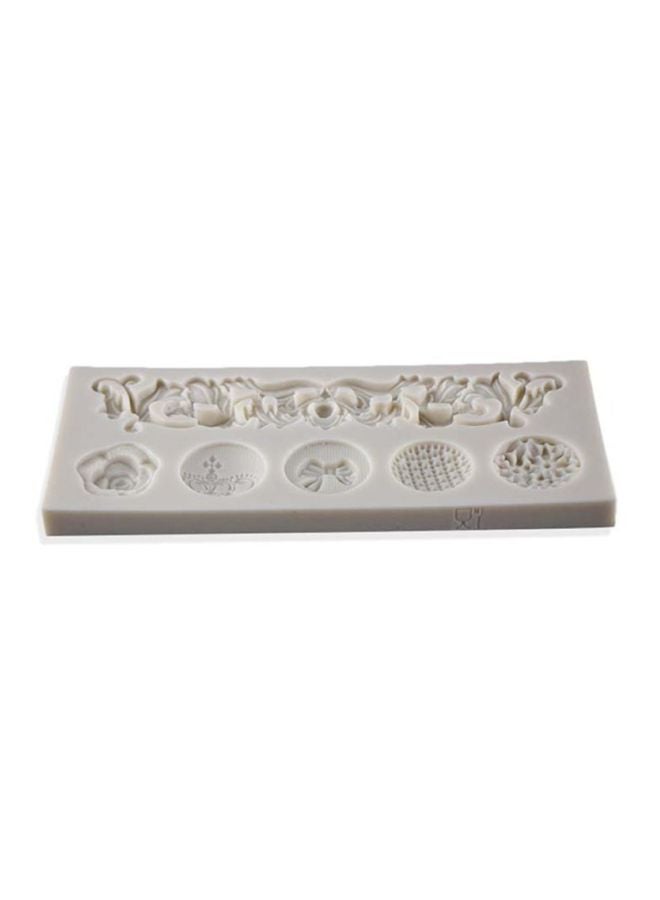 Sharpdo Silicone Fondant Cake Mould White 14.1x6x1cm - Image 2