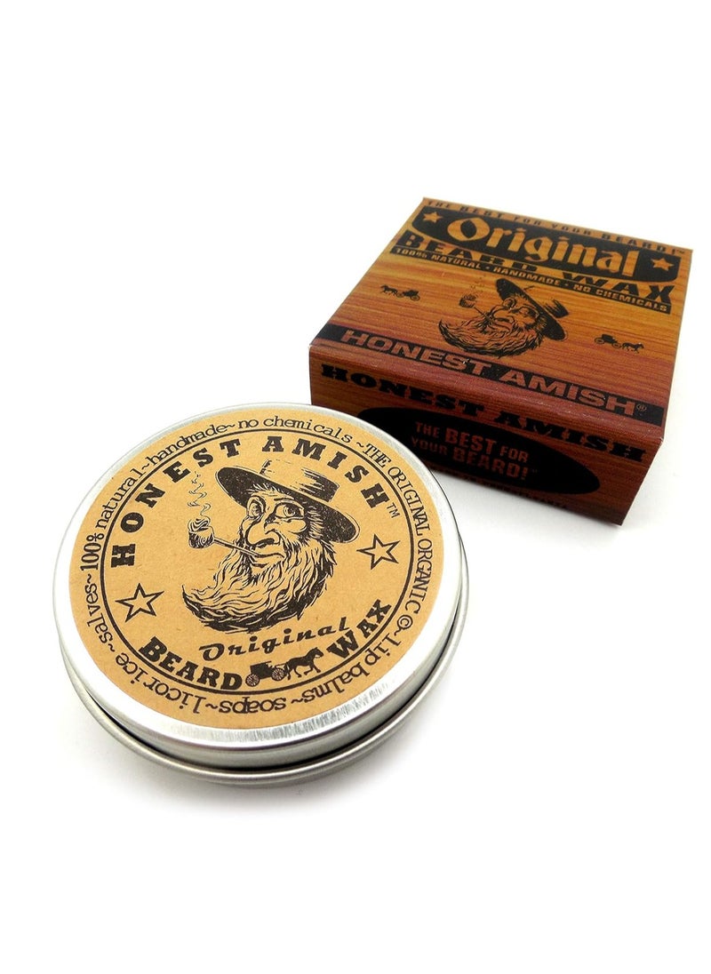 Honest Amish - Honest Amish Original Beard Wax - All Natural and Organic- 2 ounce - Image 1