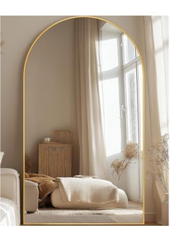 Vparty Full-Length Mirror - for Bedroom and Living Room, Modern Decorative Home Décor, Standing, Leaning, or Wall-Mounted - Gold (190 x 110 cm)  - Image 1