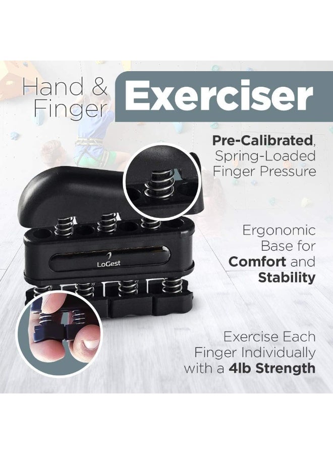 PAWSONIFY 3-Pack Grip Strength Trainer, Finger Strength Trainer for Grip Strength Training for Fingers, Wrists, and Hands for Home, Office, Gym, Climbing, Athletes, Musicians - Image 4