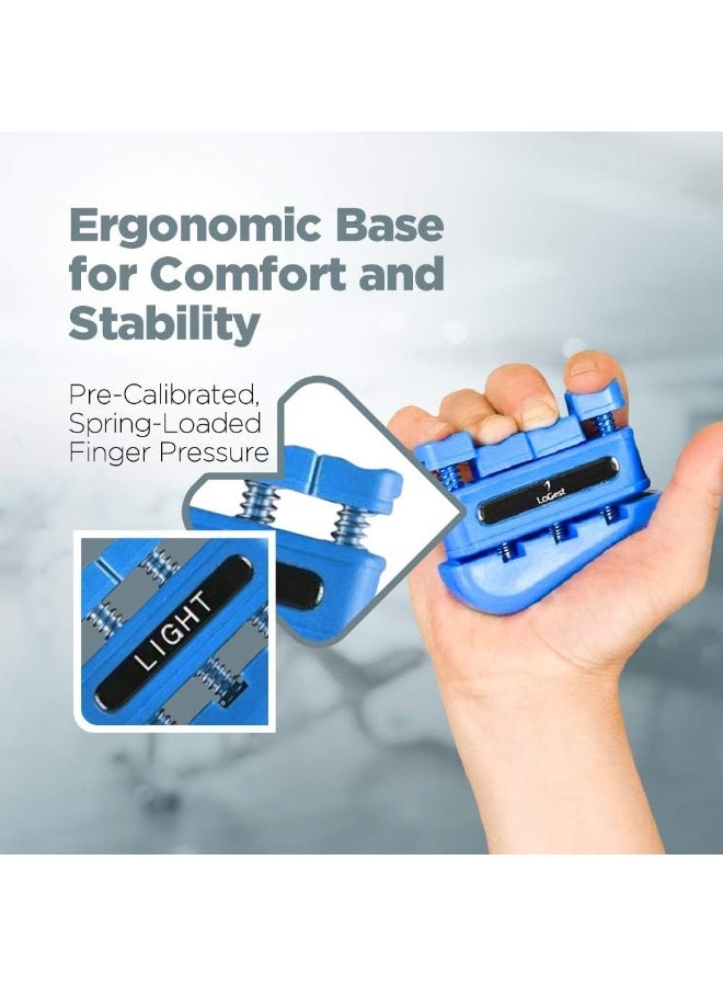 PAWSONIFY 3-Pack Grip Strength Trainer, Finger Strength Trainer for Grip Strength Training for Fingers, Wrists, and Hands for Home, Office, Gym, Climbing, Athletes, Musicians - Image 2