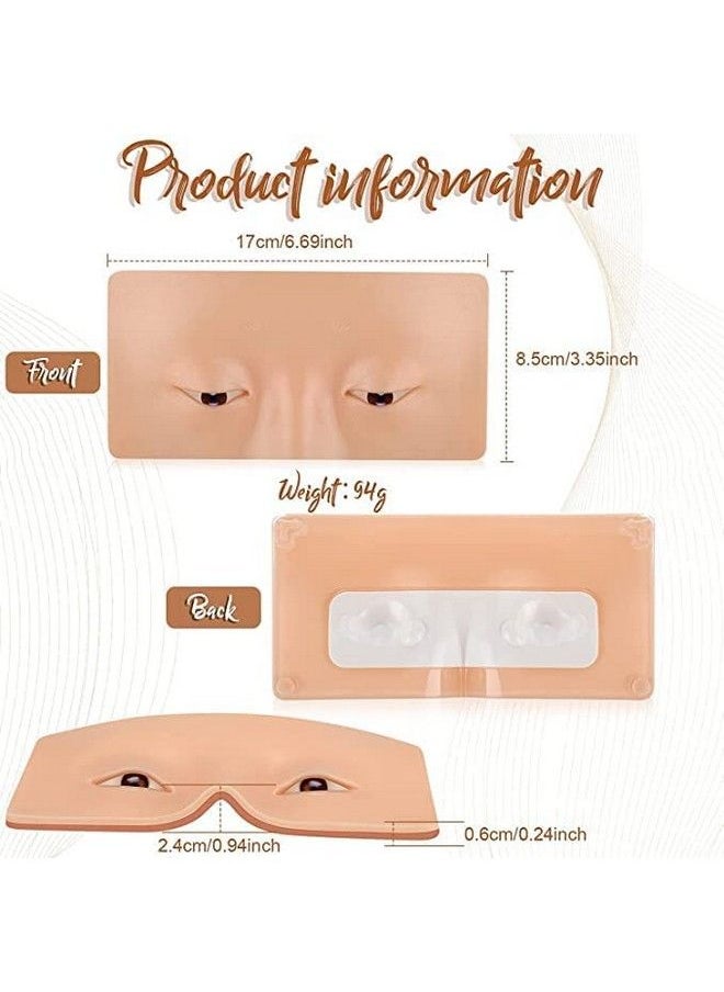 SKINPLUS Makeup Practice Face Board Face Dummy For Makeup Practice Practice Skin Boardfor Makeup Practice Mask Skin Face Eye Makeup Practice For Beginner Makeup Artist The Perfect Makeup (Skin)  - Image 4