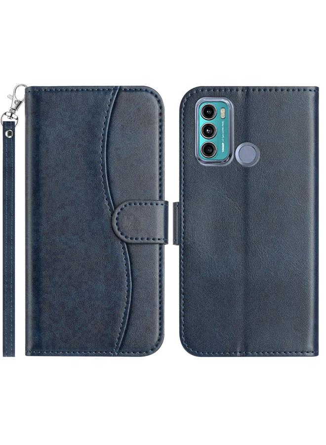 اس-توب جراب لهاتف موتورولا موتو جي 60 مصنوع من الجلد على شكل حرف S قابل للطي - Image 1