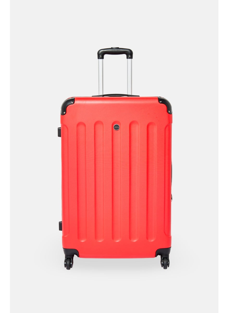 YOTO 28-Inch Expandable Hardshell Check in Spinner, Red  - Image 1