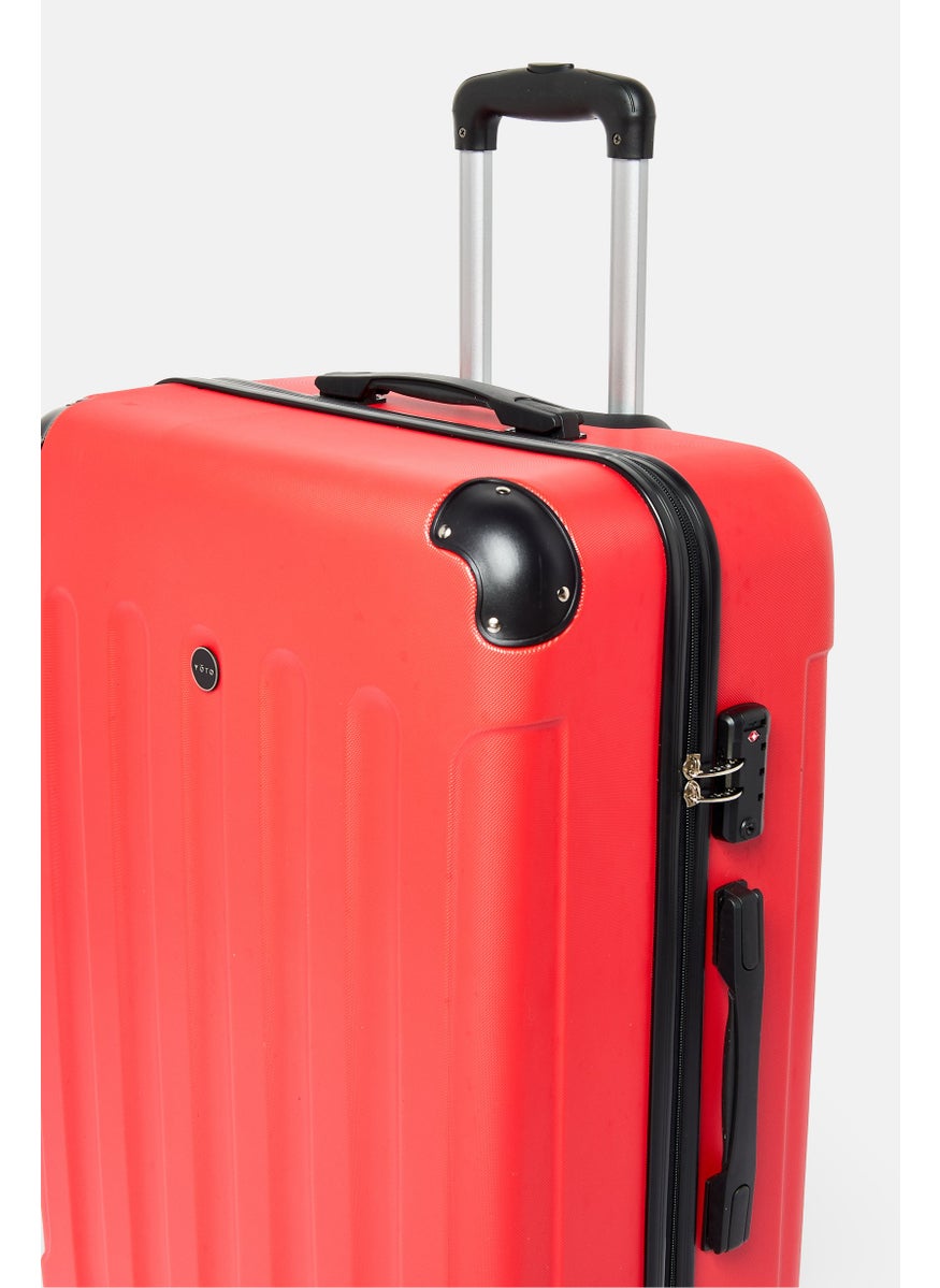 YOTO 28-Inch Expandable Hardshell Check in Spinner, Red  - Image 4