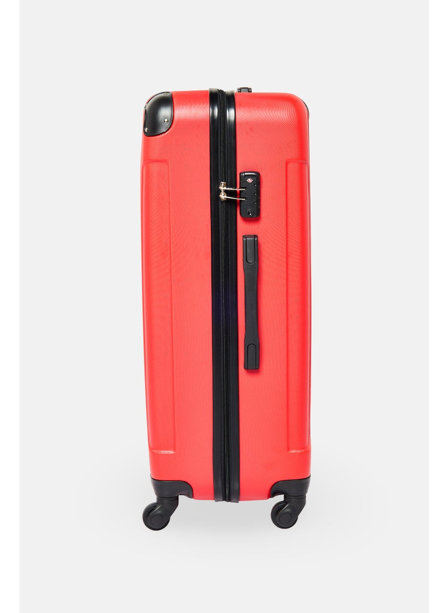 YOTO 28-Inch Expandable Hardshell Check in Spinner, Red  - Image 3