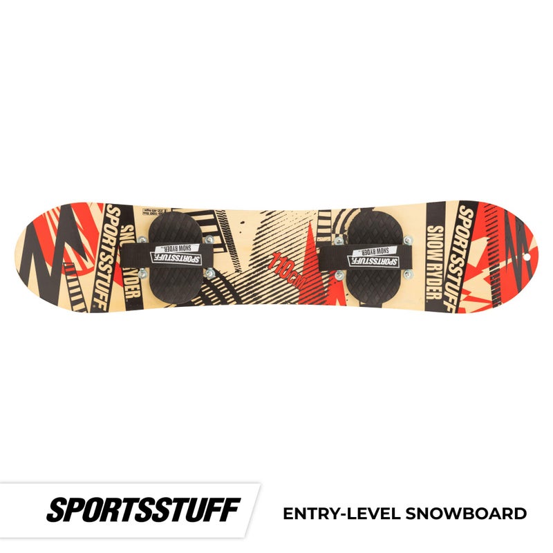 Sportsstuff Snow Ryder, Hardwood Snowboard, perfect for Beginners and Backyard Fun - Image 2