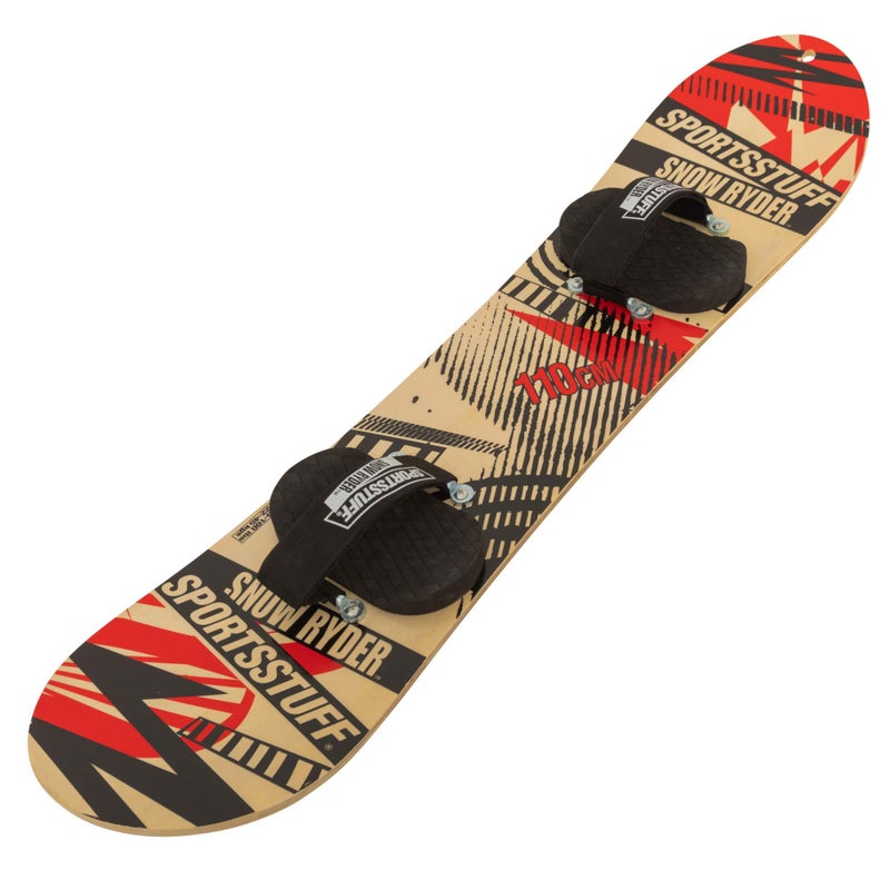 Sportsstuff Snow Ryder, Hardwood Snowboard, perfect for Beginners and Backyard Fun - Image 1