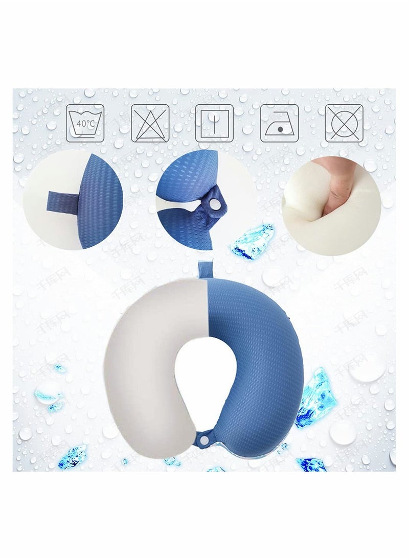 KASTWAVE - Travel Pillow Airplane Neck for Traveling Foam U Shaped Super Lightweight Portable Headrest - Image 1
