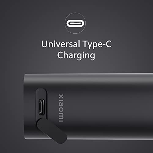Xiaomi Male MI Corded + Cordless Beard Trimmer 2 With Type-C Fast Charging, LED Display, Waterproof, 40 Length Settings, Stainless Steel Blades, 90 Mins Cordless Runtime, Travel Lock, Black (2021) - Image 4