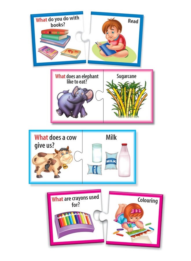 كرييتفز سلسلة Wh | دعنا نكتشف - ماذا؟ | لعبة الألغاز سؤال وجواب | ألعاب تعليمية للأطفال | لعبة مطابقة ذاتية التصحيح | لعبة ألغاز الصور | ألعاب تعليمية لمرحلة ما قبل المدرسة | من سن 4 سنوات فما فوق - Image 2