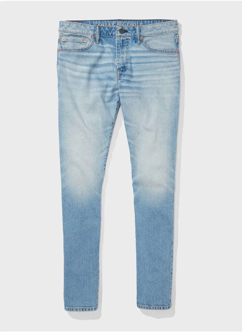American Eagle Light Wash Skinny Fit Jeans