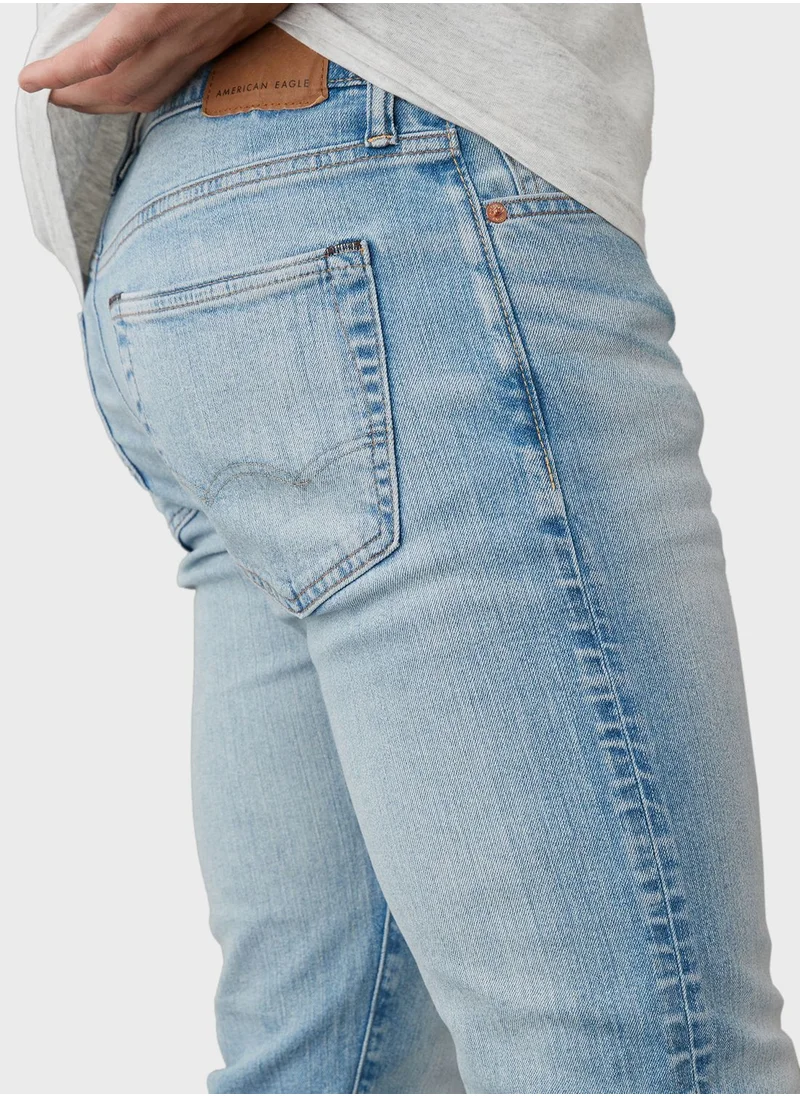 American Eagle Light Wash Skinny Fit Jeans