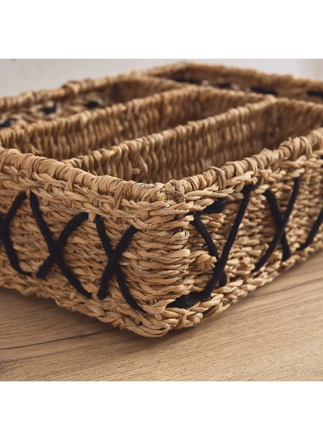 Home Box Naturaloom Rectangular Kitchen Basket - 40x27x10 cm