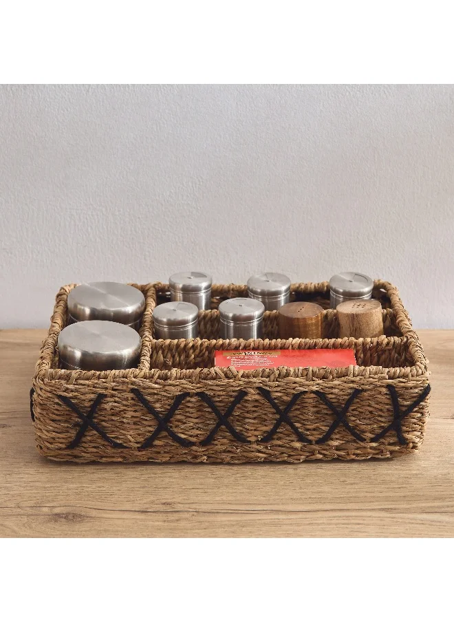 Home Box Naturaloom Rectangular Kitchen Basket - 40x27x10 cm