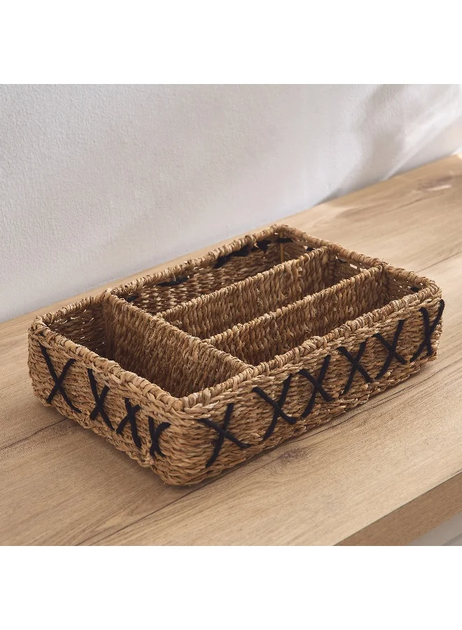 Home Box Naturaloom Rectangular Kitchen Basket - 40x27x10 cm