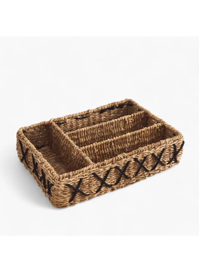 Home Box Naturaloom Rectangular Kitchen Basket - 40x27x10 cm