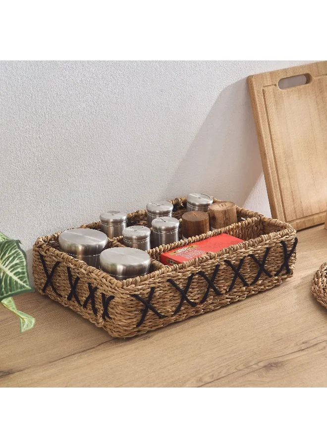 Home Box Naturaloom Rectangular Kitchen Basket - 40x27x10 cm