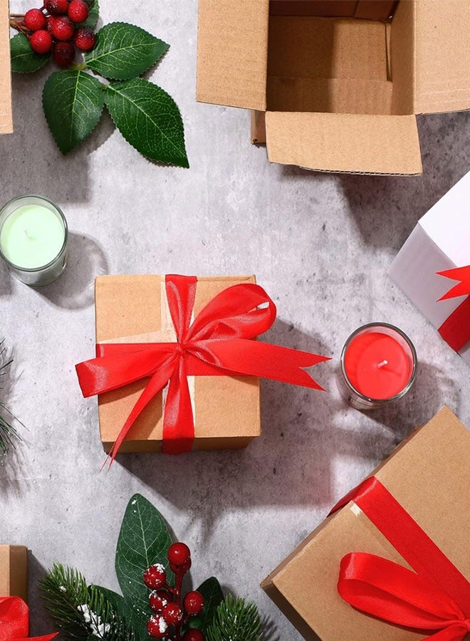 وهاواي 5 Pack Shipping Boxes, Corrugated Cardboard Box for Moving, Mailing, Packing and Storage 25x25x15cm Brown - Image 5