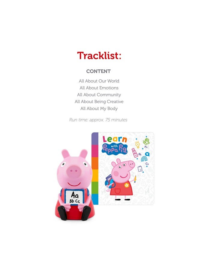 Tonies Learn with Peppa Audio Toy Figurine from Peppa Pig - Image 4