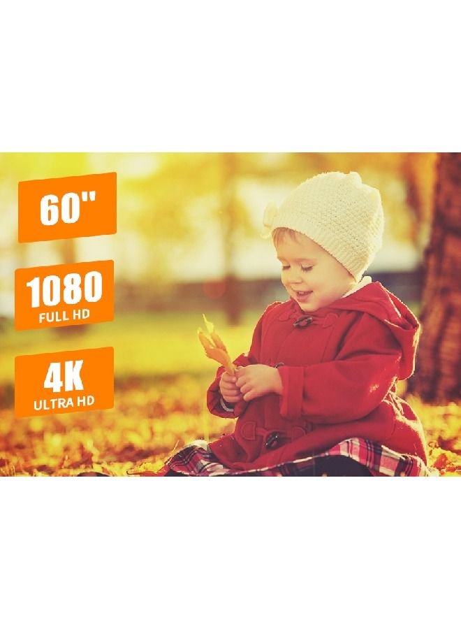 84-Inch Portable Metal Projector Screen  - Image 1