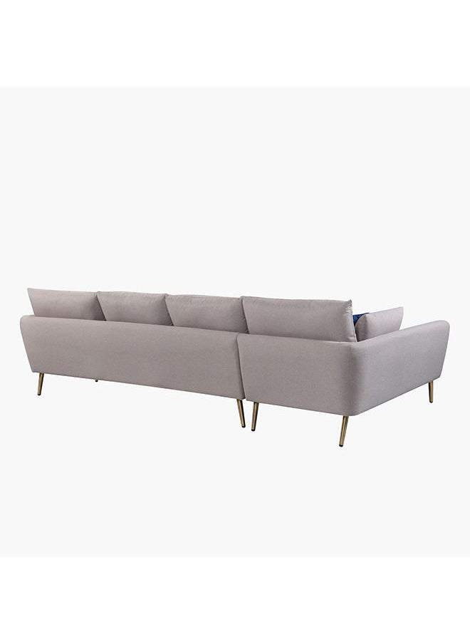 Home Box - Waver 5-Seater Fabric Left Corner Sofa With 4 Cushions 86x91x215 cm - Image 1