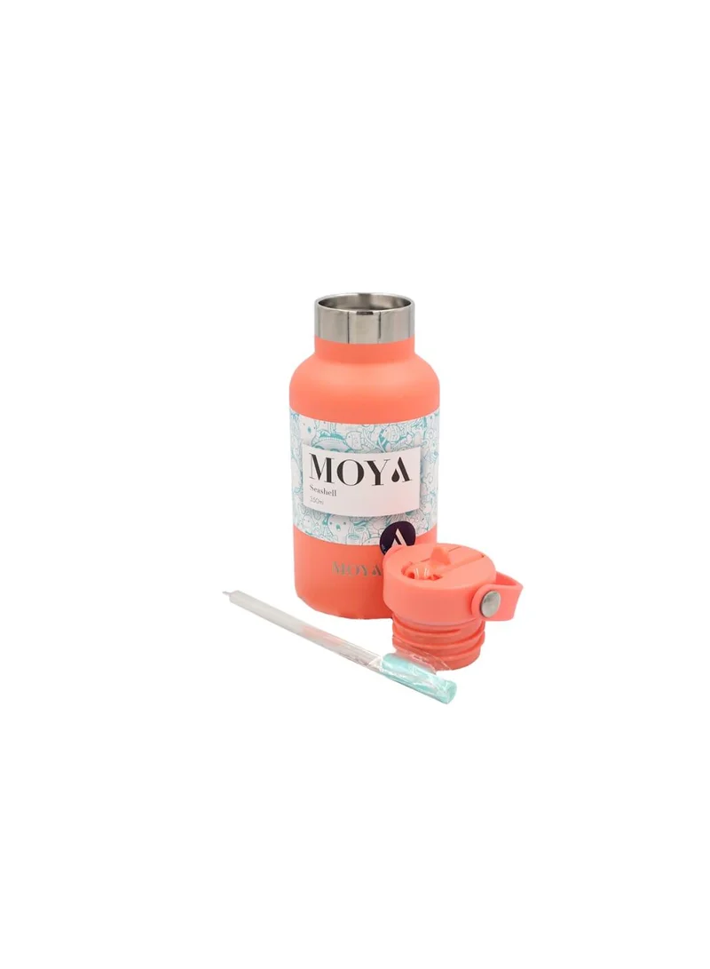 MOYA Moya "Seashell" 350ml Insulated Sustainable Water Bottle Coral