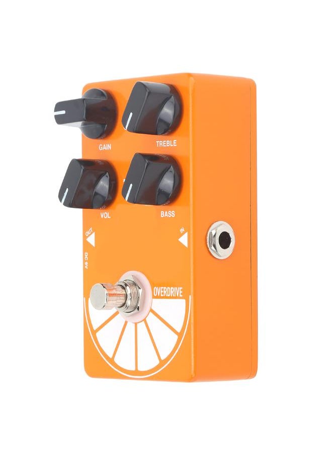 Overdrive Pedal The Big Orange Electric Guitar True Bypass Effect Musical Instrument Accessory