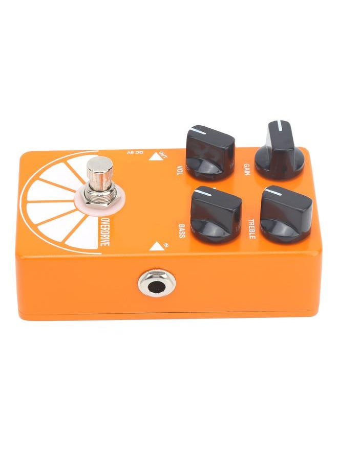 Overdrive Pedal The Big Orange Electric Guitar True Bypass Effect Musical Instrument Accessory