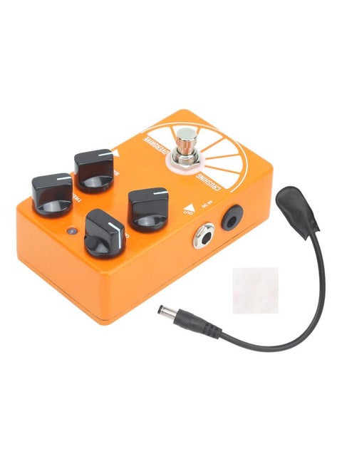 Overdrive Pedal The Big Orange Electric Guitar True Bypass Effect Musical Instrument Accessory