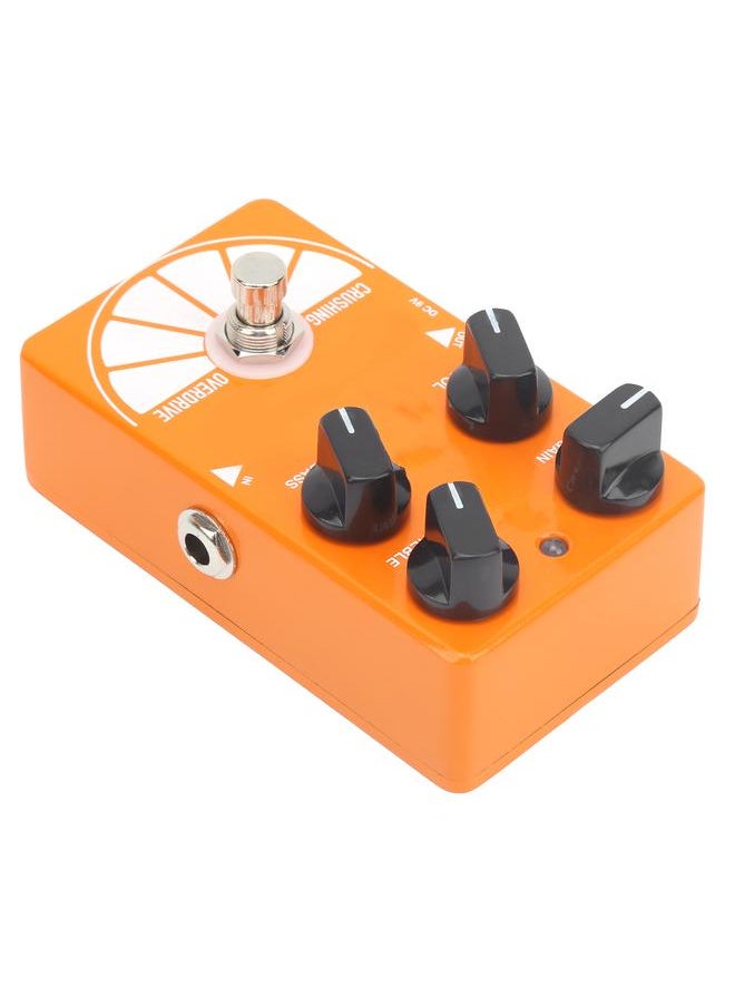 Overdrive Pedal The Big Orange Electric Guitar True Bypass Effect Musical Instrument Accessory