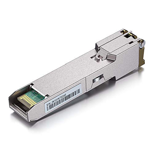 10Gtek SFP to RJ45 1000Base-T Copper Ethernet Module, Gigabit SFP-T Transceiver for Cisco SFP-GE-T, Meraki, Fortinet, Ubiquiti UniFi, TP-Link, Pack of 10 - Image 4