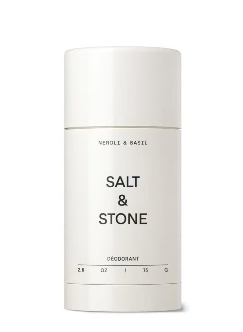 Salt & Stone Natural Deodorant for Women & Men - Neroli & Basil | Extra Strength Natural Deodorant - Image 1