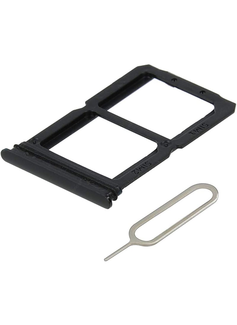Mmobiel MMOBIEL Dual SIM Card Slot Tray Holder Replacement Compatible with OnePlus 6T 2018  Incl Rubber Gasket and Sim Pin  Mirror Black  - Image 1