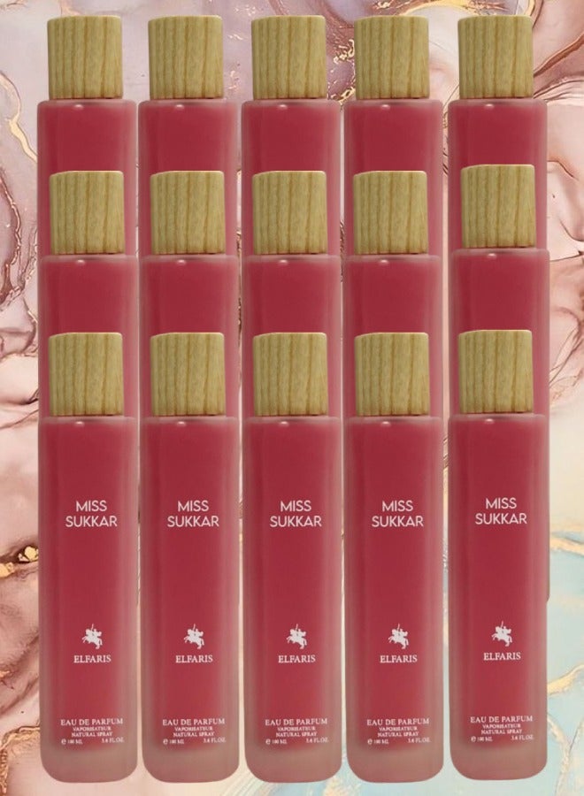 Fares 15 Pieces Miss Sukkar ElFaris EDP 100ML - Image 1