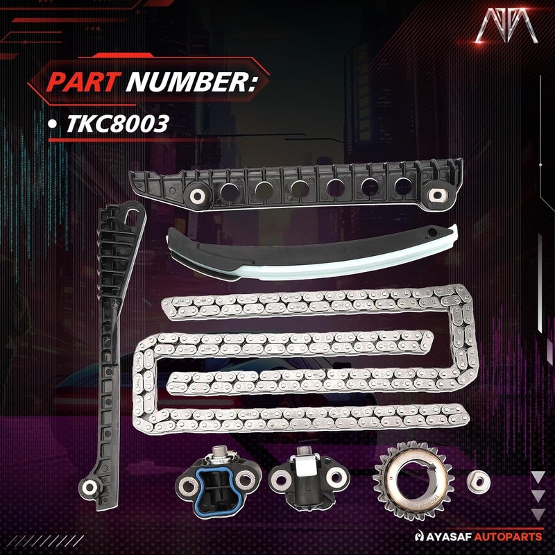 MAYASAF TKC8003 Engine Timing Chain Kit for Ford F150, Expedition, Super Duty, E-Series - Image 3