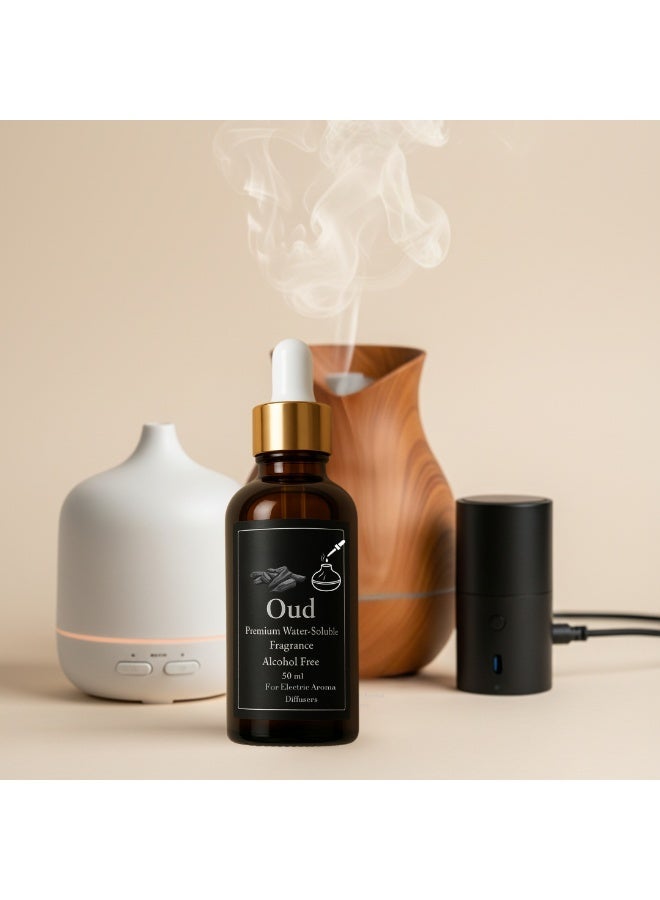 عطر العود المركز للفواحات الكهربائية البخاريه (زجاجه اعاده الملئ) 50 مل - خالٍ من الكحول - ثبات قوي - آمن صحيًا - Image 5