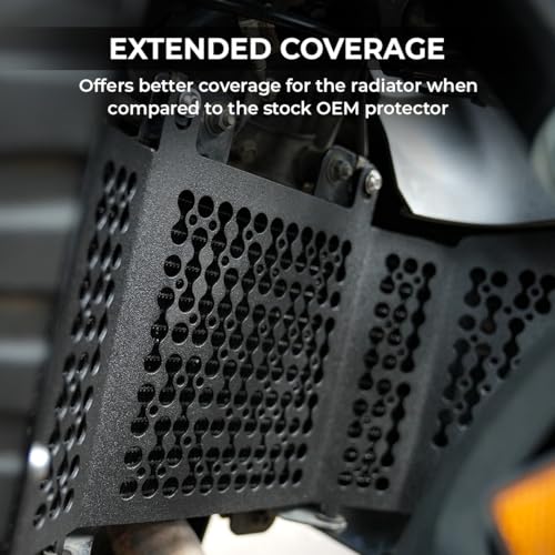 ViaTerra Motorcycle Radiator Guard Protector/Cover for KTM Adventure 250/390 (2020-2024) - Image 4