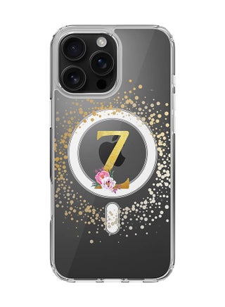 Custom Monogram Floral - Z  (Clear )