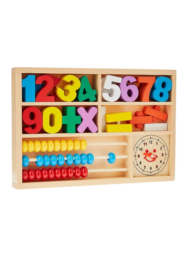 Digital Learning Box Multi-Function Digital Computing Toy Wooden Educational Toy  - Image 2